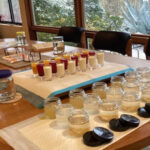 morning set table at at the biosanctuary holistic health retreat